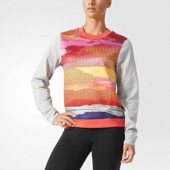 ADIDAS STELLASPORT AZ7762 Graphic Print CREWNECK Sweatshirt ( M ) - Picture 3 of 3